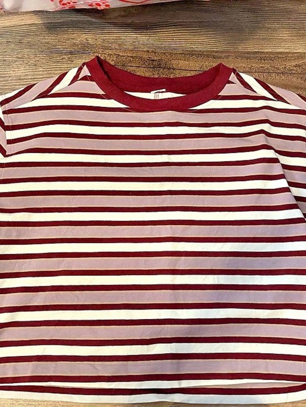 Lululemon Cropped Striped Shirt